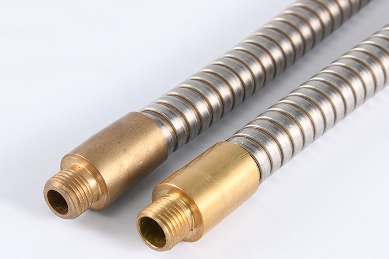 Aviation grade brass and stainless gooseneck tube