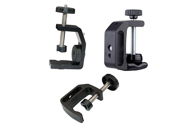 Heavy-Duty Aluminum C-Clamp Base for Industrial Gooseneck Arms - Heavy Duty Metal C Clamps for Industrial Machinery