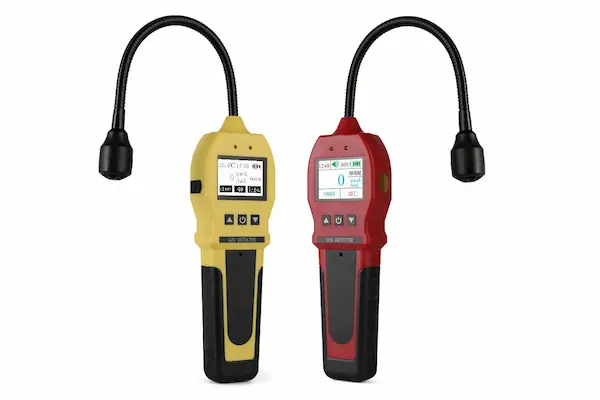 Oil and gas rig hazardous zone gas detector support