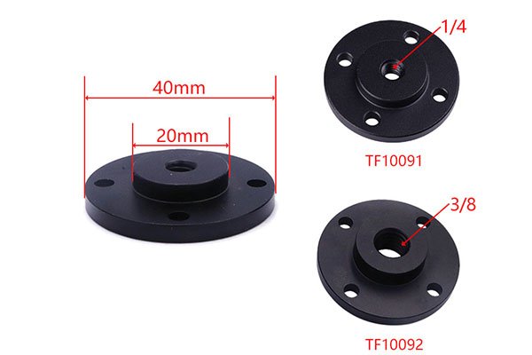 Round Metal Flange Base for Gooseneck Mountin