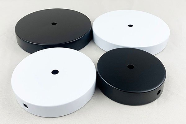 Side Cable Exit Round Base for Gooseneck Wire Management