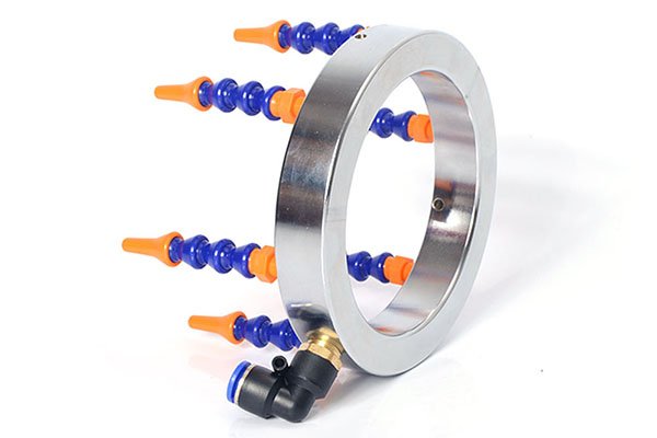 Direct Injection Nozzle CNC Plastic Adjustable Flexible Cooling Pipe - blue modular hose flat spray nozzle