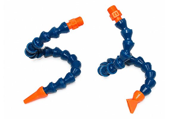 Flexible Plastic Coolant Pipe - custom jointed hose with regulating switch