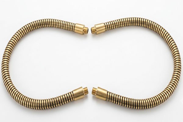 Brass & Steel Gooseneck Arm - metal brass tube