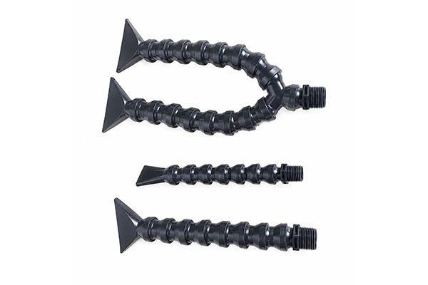 1/2 inch Flexible Plastic Coolant Pipe - precision flow round tip modular hose